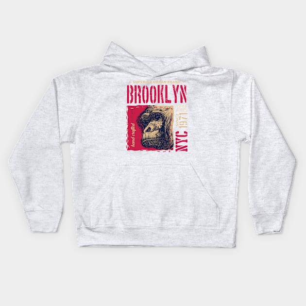 Brooklyn 71 superior urban brand New York Kids Hoodie by playmanko